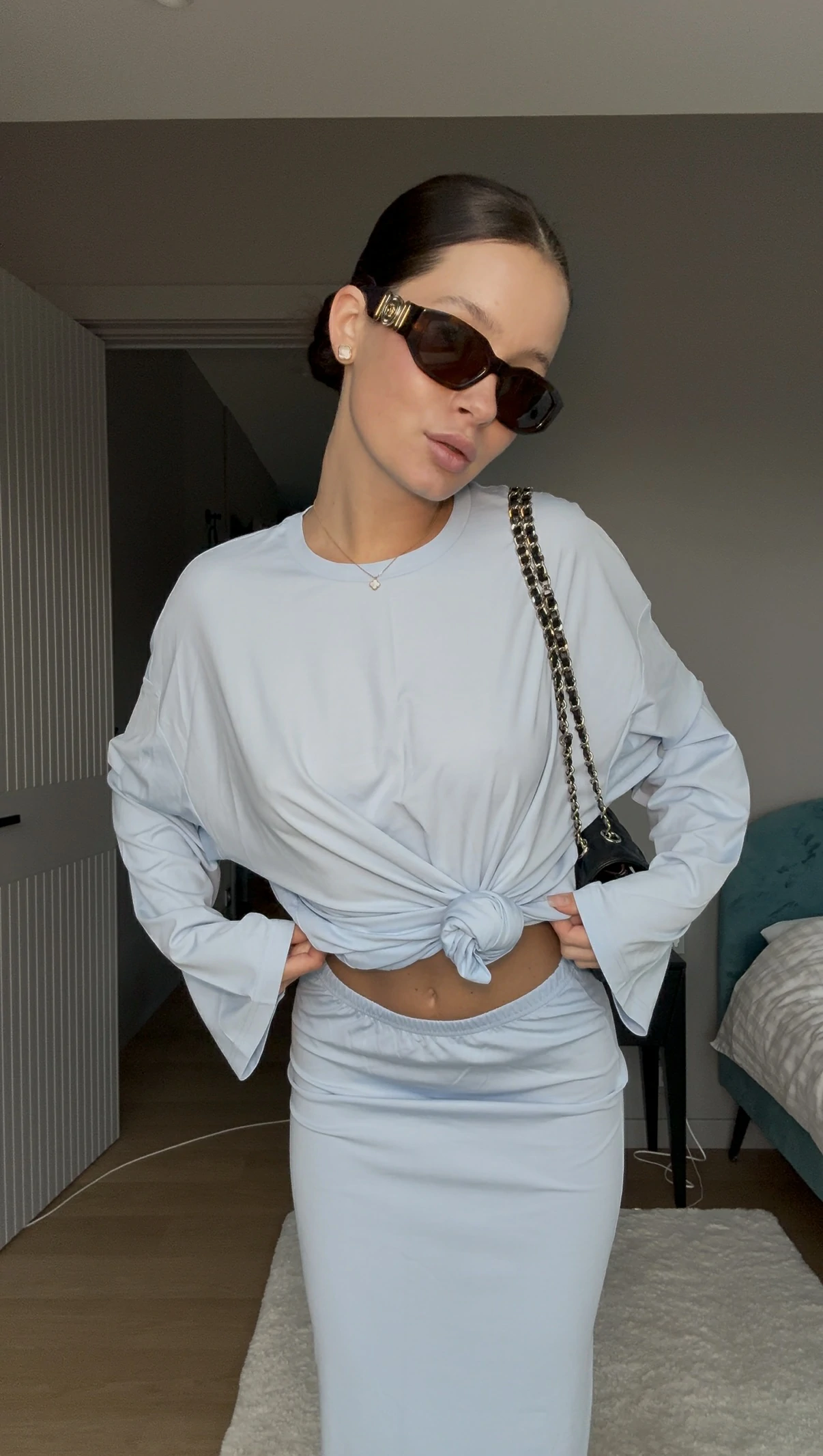 Лонгслив из вискозы